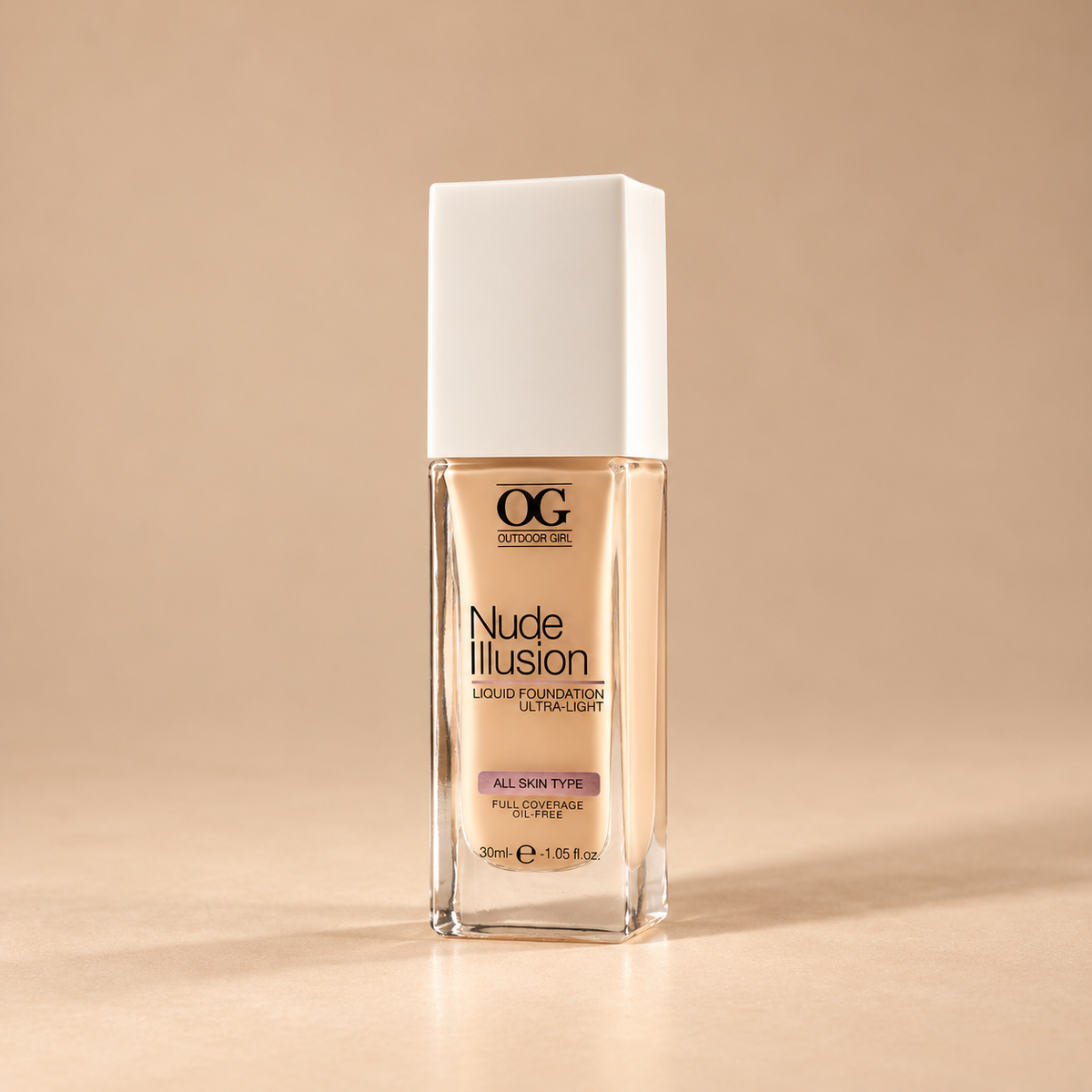 BASE NUDE ILLUSION - COBERTURA ALTA