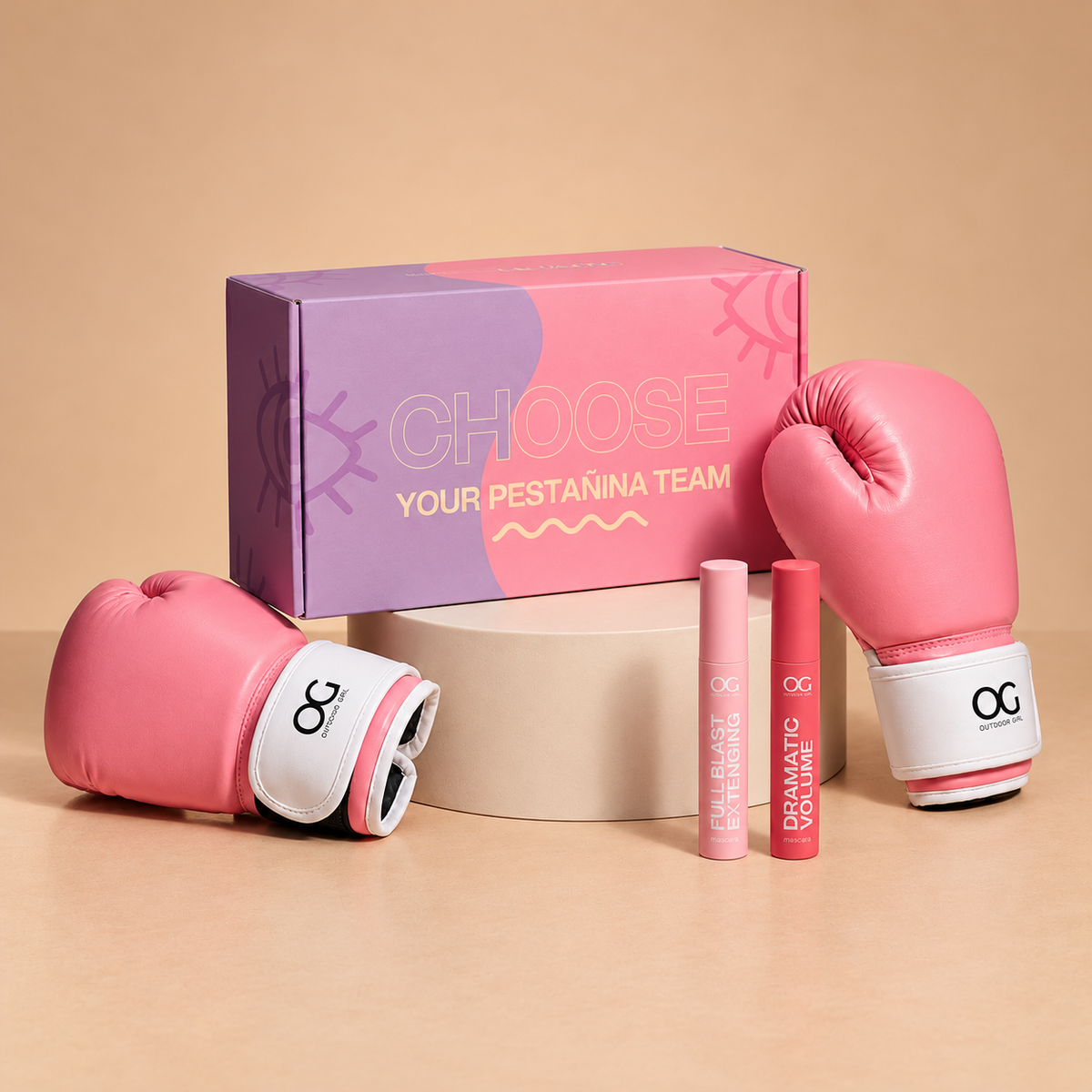 KIT PESTAÑINAS OG + GUANTES DE BOX