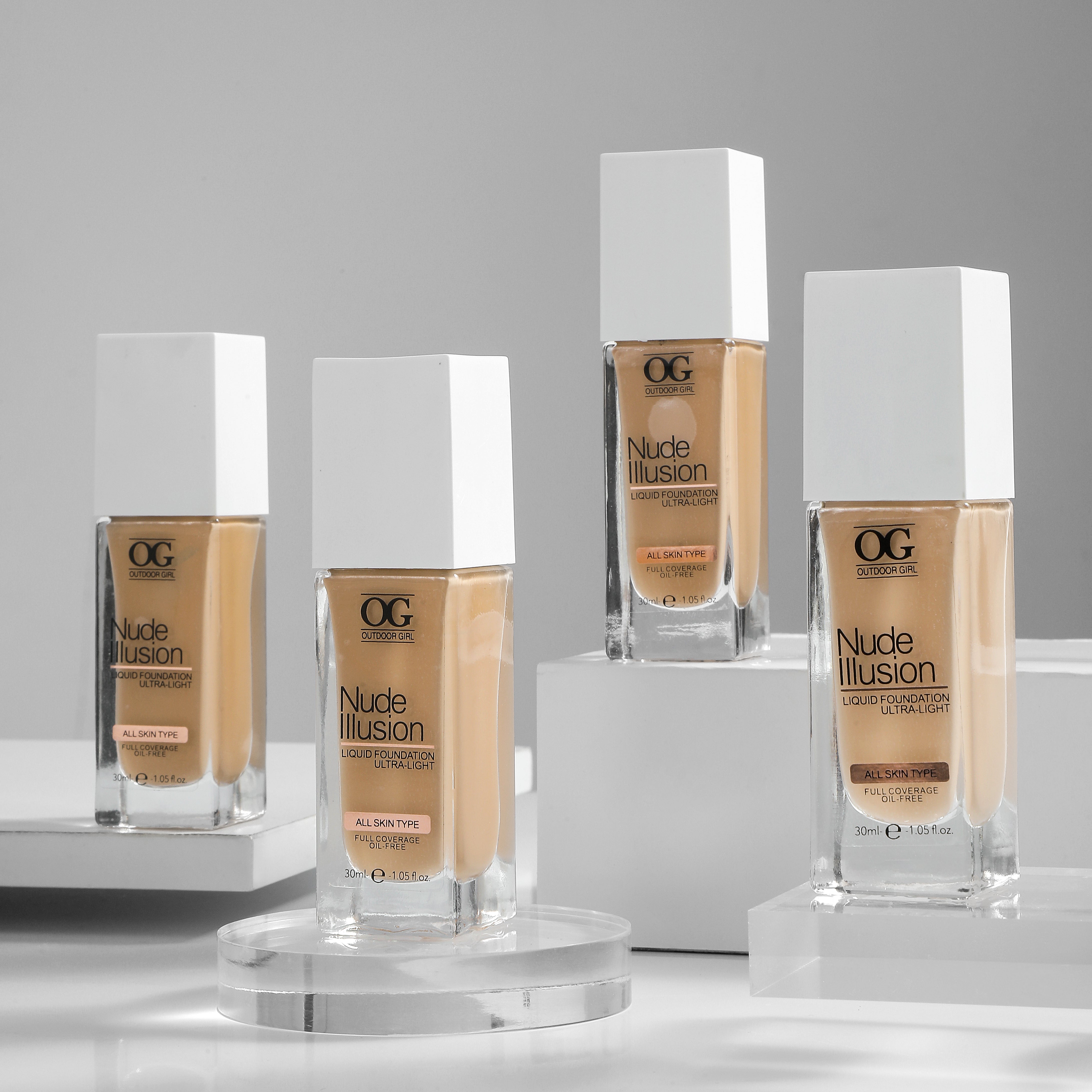 BASE NUDE ILLUSION - COBERTURA ALTA